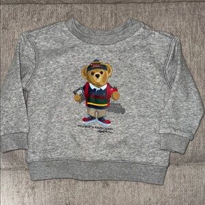 Polo by Ralph Lauren Gray Bear Sweatshirt for Kids